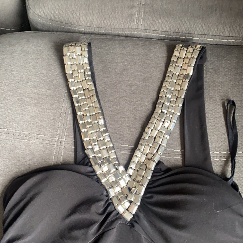 Black Rhinestone top - Picture 2 of 2
